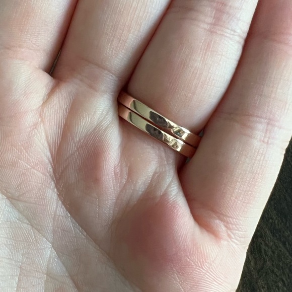 Rose Gold Engagement/Wedding Band - Picture 3 of 5